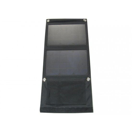 Fotovoltaický solárny panel 7W s USB, prenosný, skladací Fotovoltaický solárny panel 7W s USB, prenosný, skladací