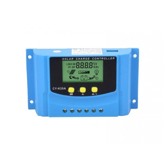 Solárny regulátor PWM CY-K20A 12-24V/20A Solárny regulátor PWM CY-K20A 12-24V/20A