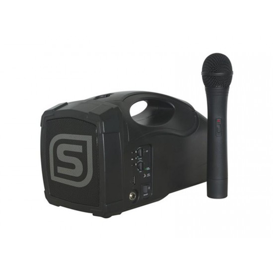 Skytec ST-010, prenosný 6,5 rečnícky systém USB-VHF 30W