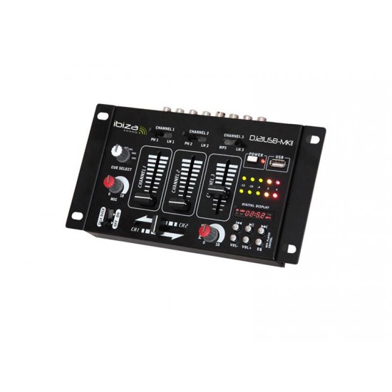 Mixážný pult IBIZA DJ21USB-MKII Mixážný pult IBIZA DJ21USB-MKII