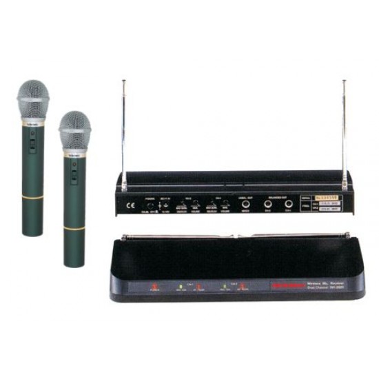 Mikrofón bezdrôtový SHOW WR202R+2xVXM286TS sada Mikrofón bezdrôtový SHOW WR202R+2xVXM286TS sada
