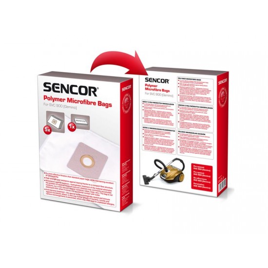 Sáčky do vysávača SENCOR SVC 900 Micro 5ks Sáčky do vysávača SENCOR SVC 900 Micro 5ks