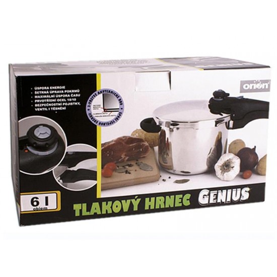 Hrniec tlakový ORION GENIUS 6L nerez Hrniec tlakový ORION GENIUS 6L nerez