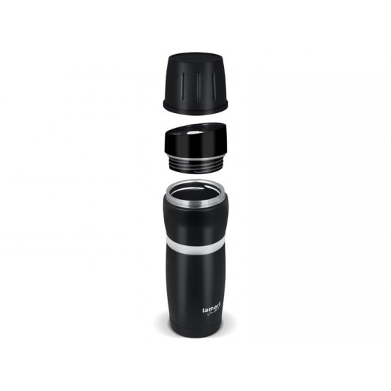 Termoska 480ml CUP LAMART LT4052 čierna/biela Termoska 480ml CUP LAMART LT4052 čierna/biela