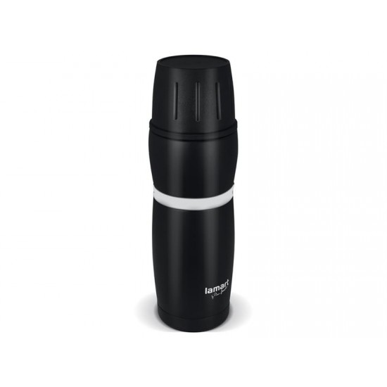Termoska 480ml CUP LAMART LT4052 čierna/biela Termoska 480ml CUP LAMART LT4052 čierna/biela