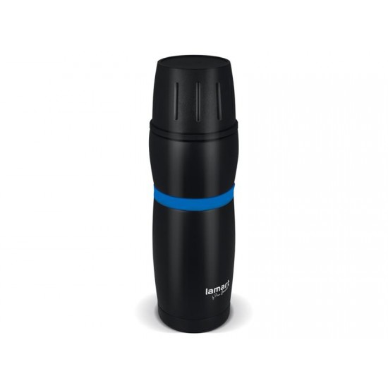 Termoska 480ml CUP LAMART LT4053 čierna/modrá Termoska 480ml CUP LAMART LT4053 čierna/modrá