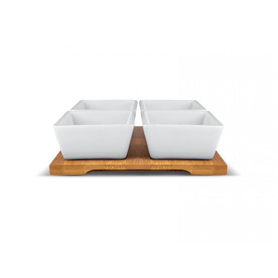 Misky servírovacie LAMART LT9018 4ks 19x19 BAMBOO Misky servírovacie LAMART LT9018 4ks 19x19 BAMBOO