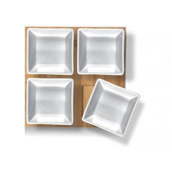 Misky servírovacie LAMART LT9018 4ks 19x19 BAMBOO Misky servírovacie LAMART LT9018 4ks 19x19 BAMBOO
