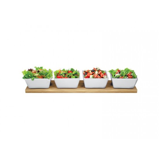 Misky servírovacie LAMART LT9020 4ks 38x9 BAMBOO Misky servírovacie LAMART LT9020 4ks 38x9 BAMBOO
