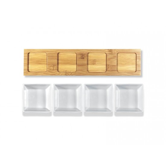 Misky servírovacie LAMART LT9020 4ks 38x9 BAMBOO Misky servírovacie LAMART LT9020 4ks 38x9 BAMBOO