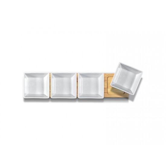 Misky servírovacie LAMART LT9020 4ks 38x9 BAMBOO Misky servírovacie LAMART LT9020 4ks 38x9 BAMBOO