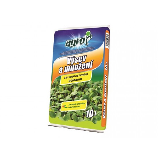Substrát pre výsev a množenie AGRO 10L Substrát pre výsev a množenie AGRO 10L