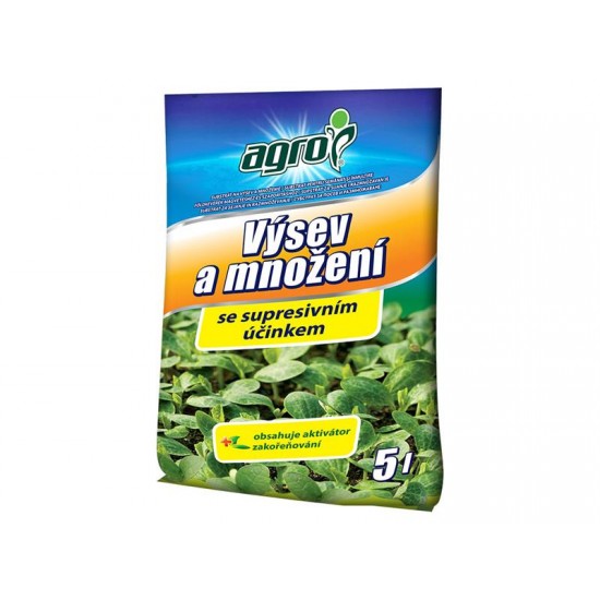 Substrát pre výsev a množenie AGRO 5L Substrát pre výsev a množenie AGRO 5L