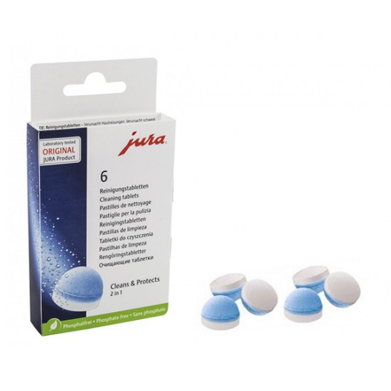 Čistiace tablety do kávovaru JURA 6ks Čistiace tablety do kávovaru JURA 6ks