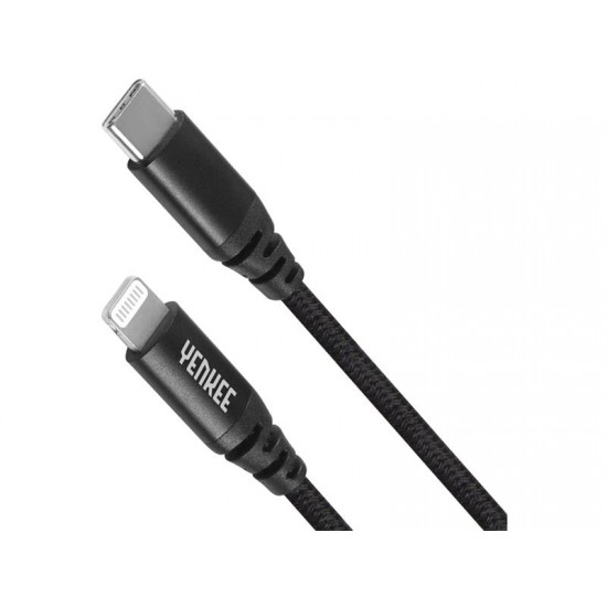 Kábel YENKEE YCU 631 BK USB C / Lightning 1m čierny