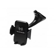 Držiak do auta GSM0948 s bezdrôtovým nabíjaním čierny Držiak do auta GSM0948 s bezdrôtovým nabíjaním čierny