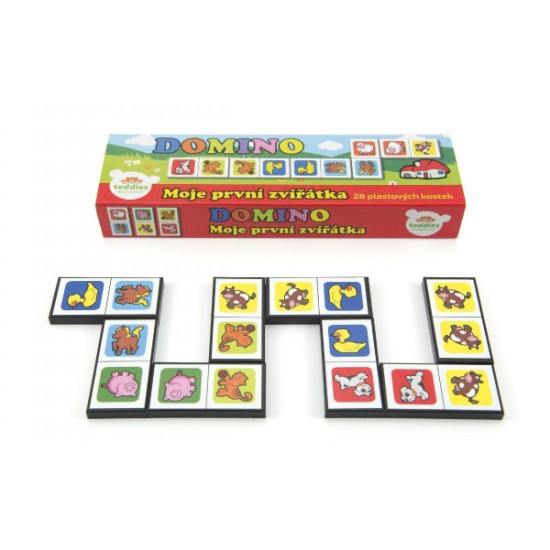 Domino TEDDIES MOJE PRVÉ ZVIERATKÁ 28ks Domino TEDDIES MOJE PRVÉ ZVIERATKÁ 28ks