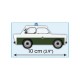 Stavebnica COBI 24520 Youngtimer Trabant 601 Polizei DDR Stavebnica COBI 24520 Youngtimer Trabant 601 Polizei DDR