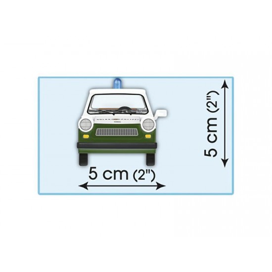 Stavebnica COBI 24520 Youngtimer Trabant 601 Polizei DDR Stavebnica COBI 24520 Youngtimer Trabant 601 Polizei DDR