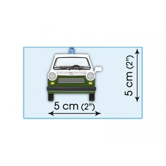 Stavebnica COBI 24520 Youngtimer Trabant 601 Polizei DDR