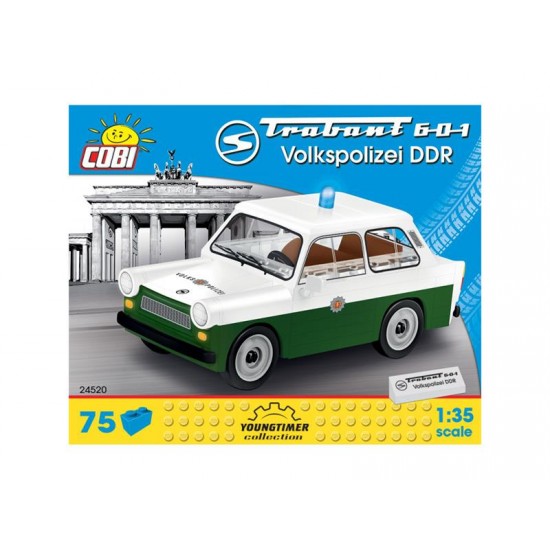 Stavebnica COBI 24520 Youngtimer Trabant 601 Polizei DDR