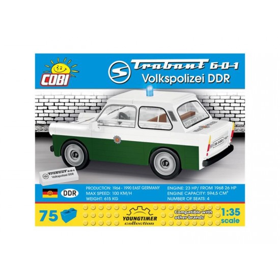 Stavebnica COBI 24520 Youngtimer Trabant 601 Polizei DDR Stavebnica COBI 24520 Youngtimer Trabant 601 Polizei DDR