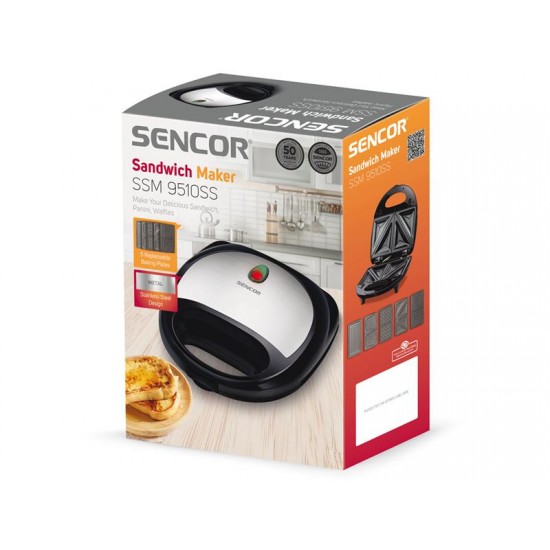 Sendvičovač 5v1 SENCOR SSM 9510SS Sendvičovač 5v1 SENCOR SSM 9510SS