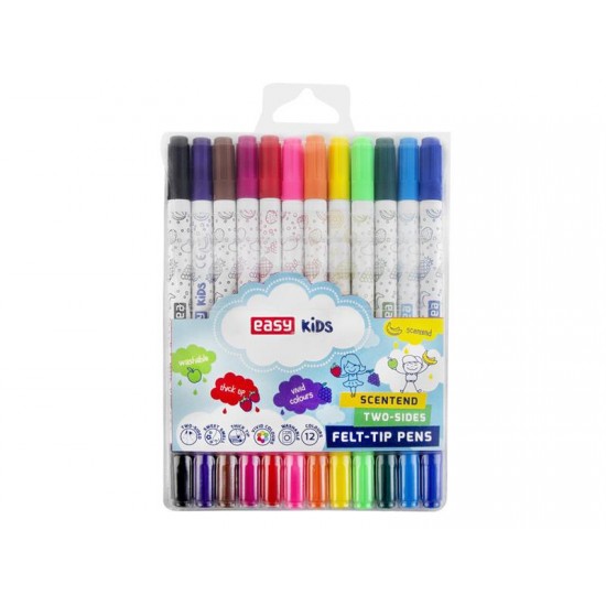 Fixky EASY obojstranné 12 farieb Fixky EASY obojstranné 12 farieb