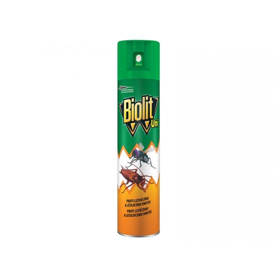 BIOLIT UNI sprej proti lietajúcemu a lezúcemu hmyzu 300ml BIOLIT UNI sprej proti lietajúcemu a lezúcemu hmyzu 300ml