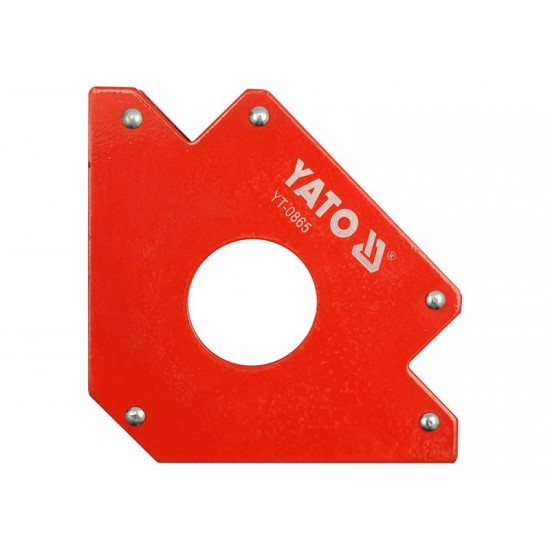 Magnetický uholník na zváranie YATO YT-0865 s otvorom 34kg Magnetický uholník na zváranie YATO YT-0865 s otvorom 34kg