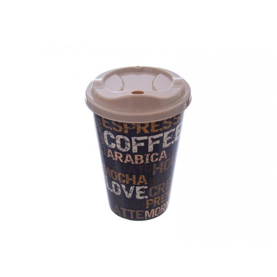 Pohár na kávu ORION COFFEE s viečkom 450ml Pohár na kávu ORION COFFEE s viečkom 450ml