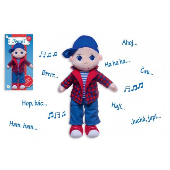 Bábika TEDDIES Tomáš 40cm hovoriaci česky Bábika TEDDIES Tomáš 40cm hovoriaci česky