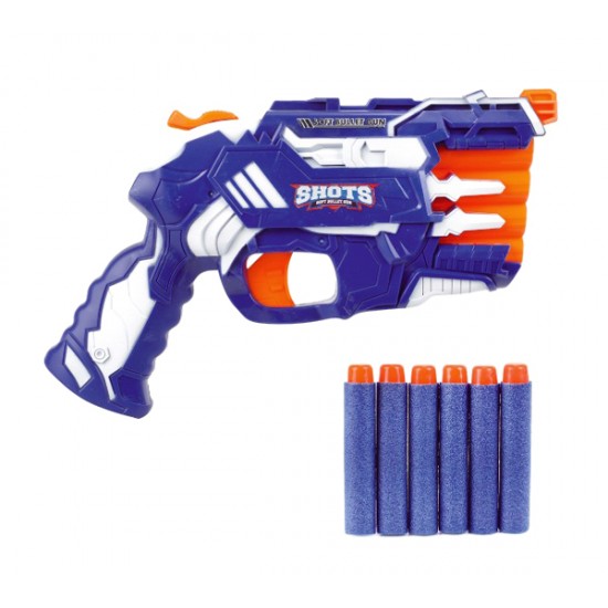 Detská pištoľ TEDDIES na penové náboje 25 cm Detská pištoľ TEDDIES na penové náboje 25 cm