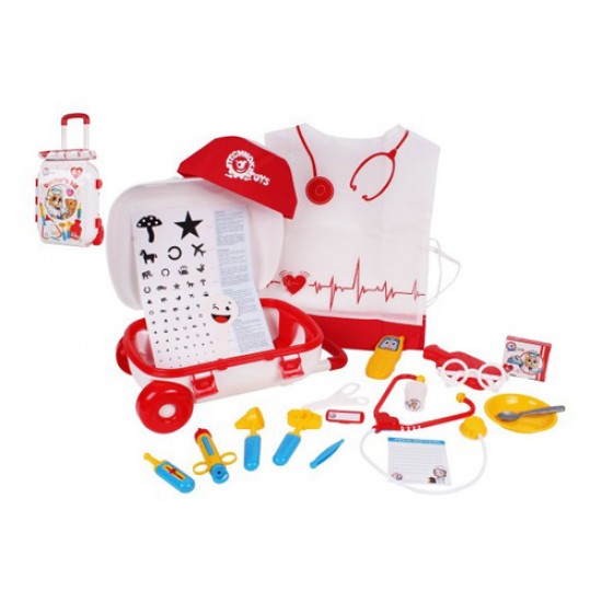 Detský doktor TEDDIES v plastovom kuforíku 21ks Detský doktor TEDDIES v plastovom kuforíku 21ks
