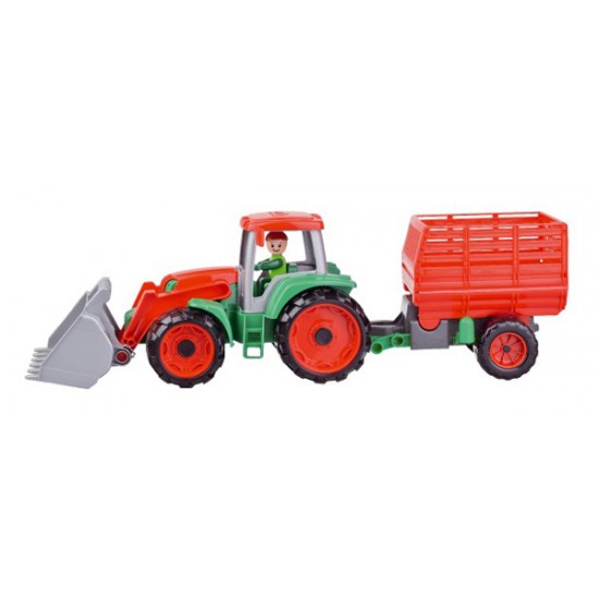 Detský traktor s prívesom LENA TRUXX 53 cm