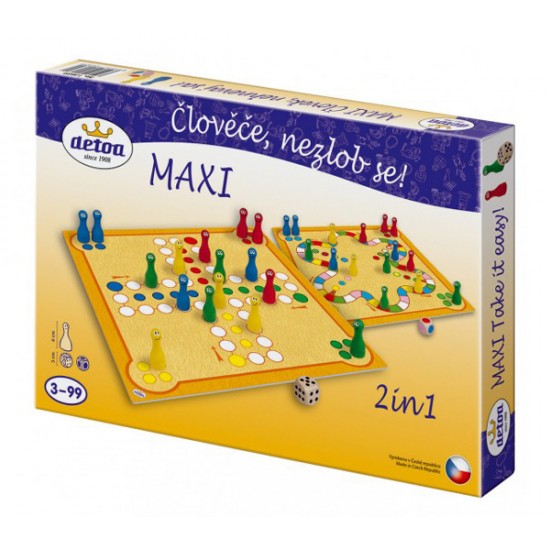 Hra stolná DETOA Maxi Človeče, nehnevaj sa! Hra stolná DETOA Maxi Človeče, nehnevaj sa!