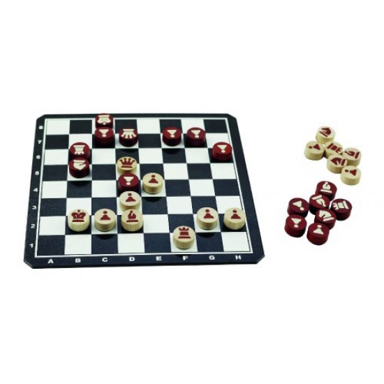 Hra stolná DETOA Šach magnetické drevené