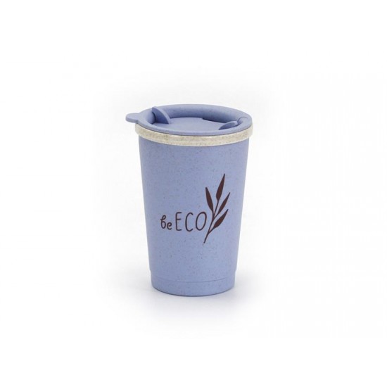 Kelímok s viečkom G21 beECO Espresso 280ml modrý Kelímok s viečkom G21 beECO Espresso 280ml modrý