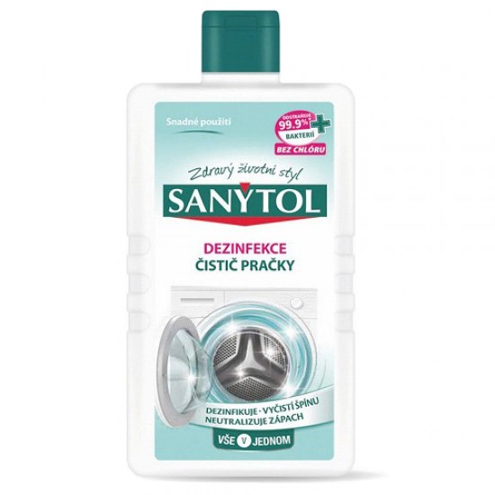 Dezinfekčný čistič práčky SANYTOL 250ml Dezinfekčný čistič práčky SANYTOL 250ml