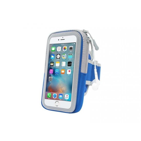 Puzdro na mobil 6.0 FOREVER ZIPPER BLUE Puzdro na mobil 6.0 FOREVER ZIPPER BLUE