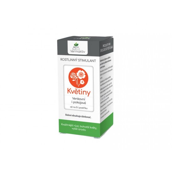 Hnojivo kvapalné VERMAKTIV Stimul Kvety 35 ml Hnojivo kvapalné VERMAKTIV Stimul Kvety 35 ml