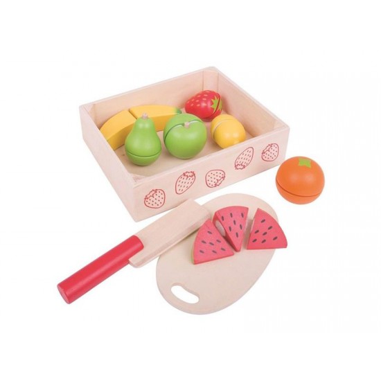 Detské krájanie ovocia BIGJIGS TOYS drevené Detské krájanie ovocia BIGJIGS TOYS drevené