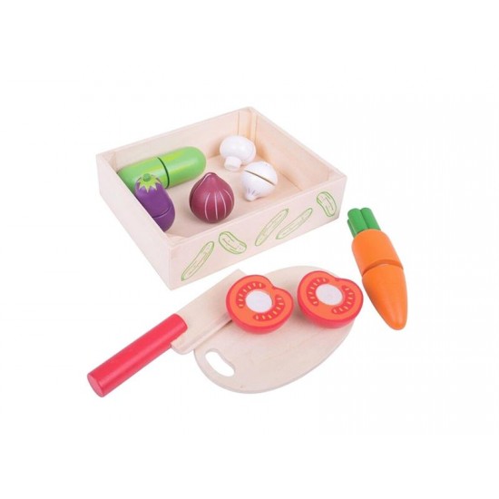 Detská krájacie zelenina BIGJIGS TOYS drevená Detská krájacie zelenina BIGJIGS TOYS drevená