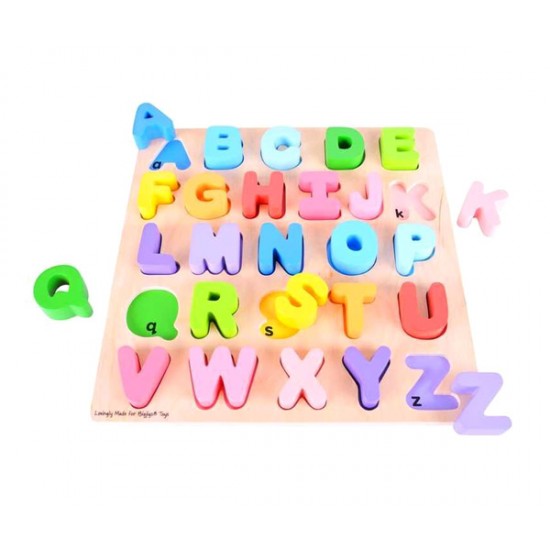 Detská abeceda BIGJIGS TOYS drevená Detská abeceda BIGJIGS TOYS drevená