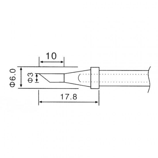 Hrot N4-3/ZD415 priemer 3.0mm (ZD-912, ZD-916, ZD-917)