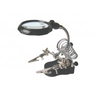 Tretia ruka s lupou - 2x LED Tretia ruka s lupou - 2x LED