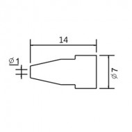 Hrot N5-6/ZD553 pr.1.0mm (ZD-8915)