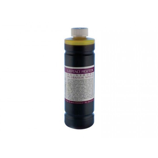 Chémia leptací roztok L-1 500ml (chlorid železitý) Chémia leptací roztok L-1 500ml (chlorid železitý)