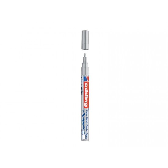 Popisovač kreativní lakový Edding 75 B ACTIVE-PAINT strieborný 2-3mm