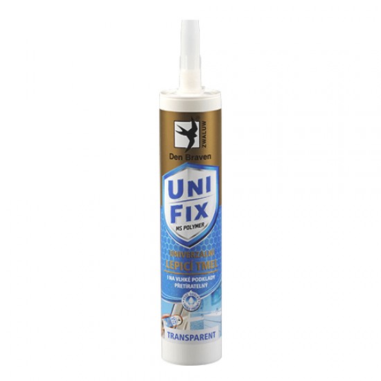 Tmel DEN BRAVEN MS UNIFIX CLEAR lepiace a tesniace 290ml